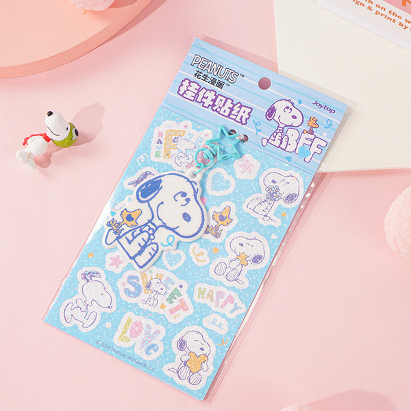 Peanuts Snoopy Holo Stickers with A Pendant