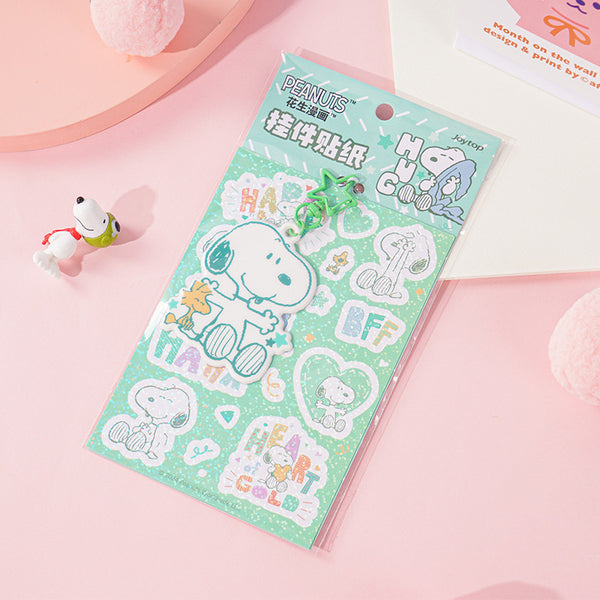 Peanuts Snoopy Holo Stickers with A Pendant