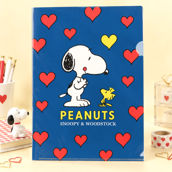 Peanuts Snoopy Love Notes Clear File - Limited Stock