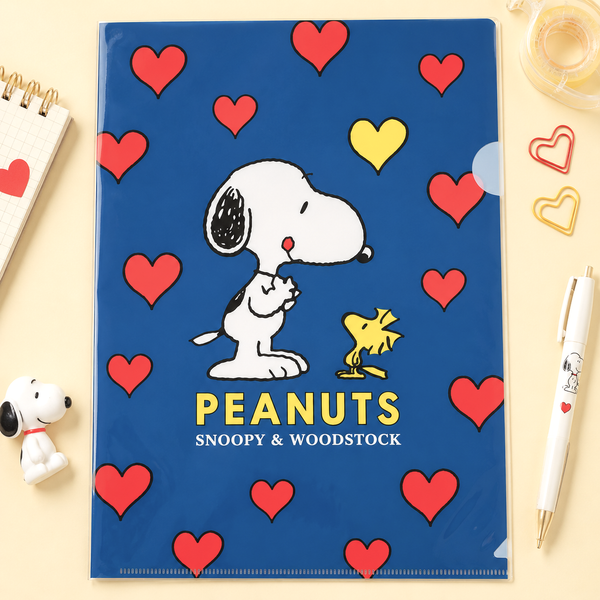 Peanuts Snoopy Love Notes Clear File - Limited Stock