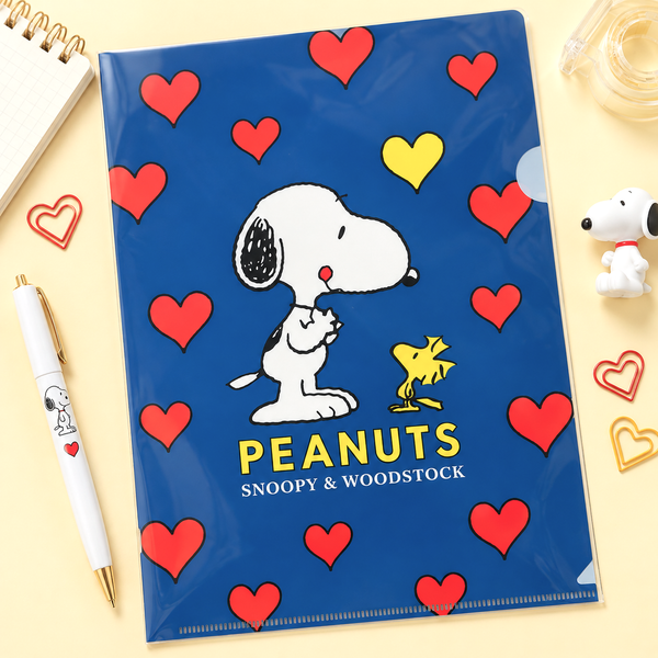 Peanuts Snoopy Love Notes Clear File - Limited Stock
