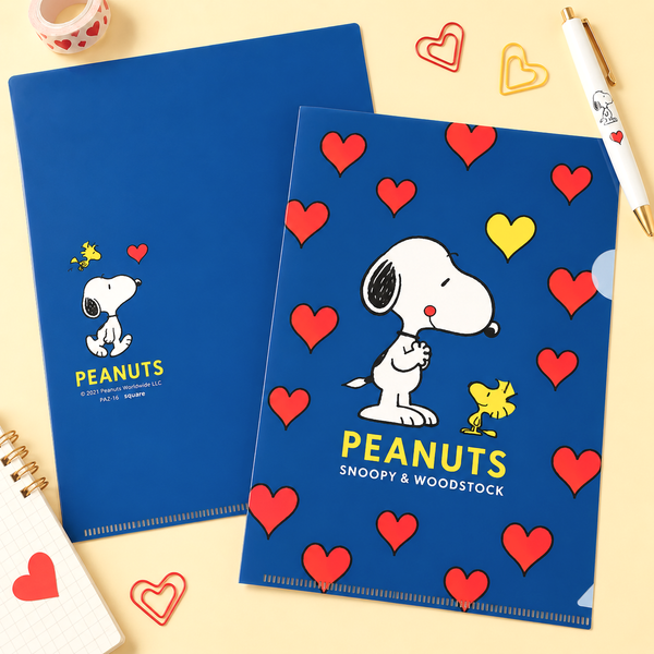 Peanuts Snoopy Love Notes Clear File - Limited Stock