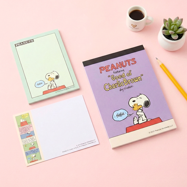 Peanuts Snoopy Memo Pad