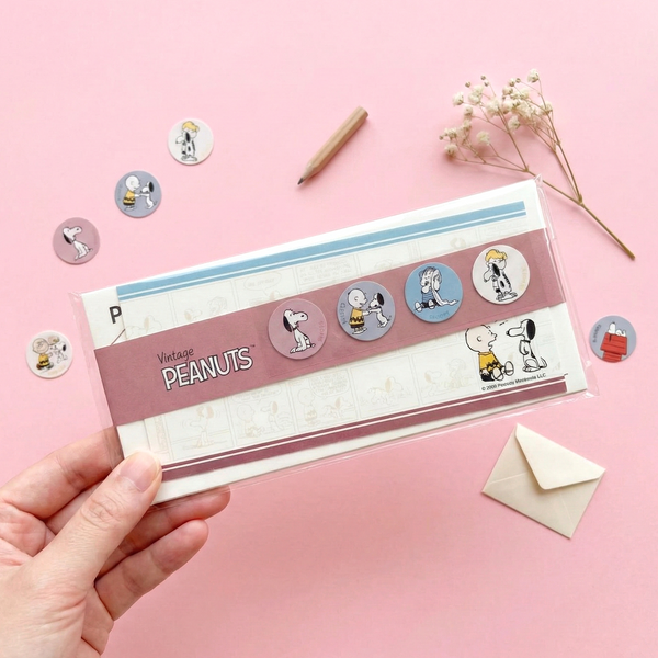 Peanuts Snoopy Mini Letter Set - Limited Vintage Series - Comic Strip