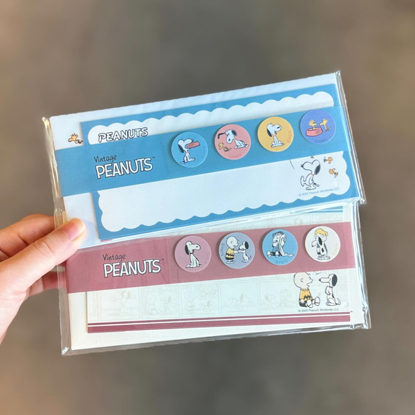Peanuts Snoopy Mini Letter Set - Limited Vintage Series - Comic Strip