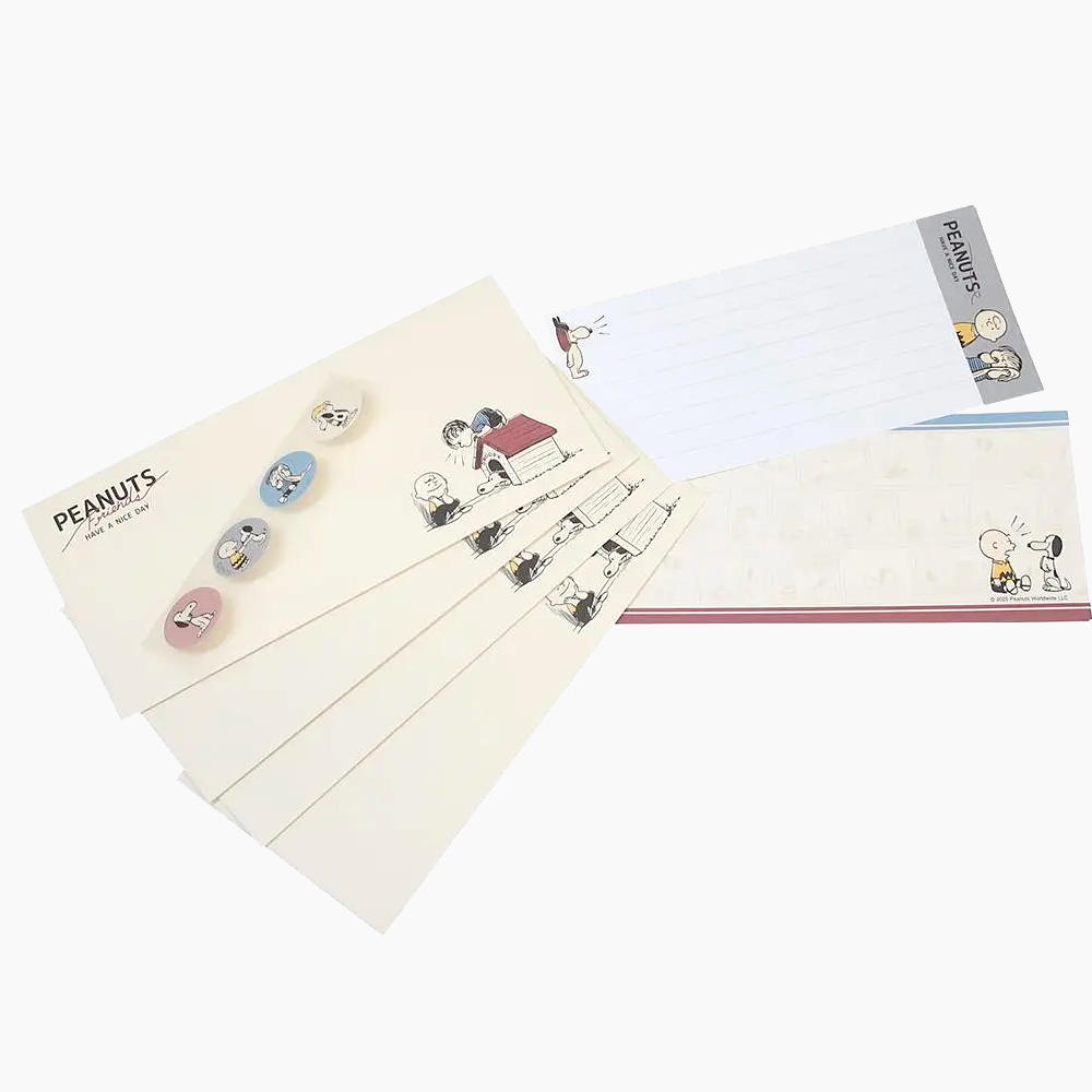 Snoopy Mini Letter Set - Vintage - Comic Strip | Kawaii Pen Shop