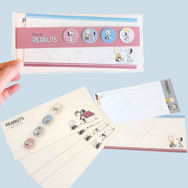 Peanuts Snoopy Mini Letter Set - Limited Vintage Series - Comic Strip