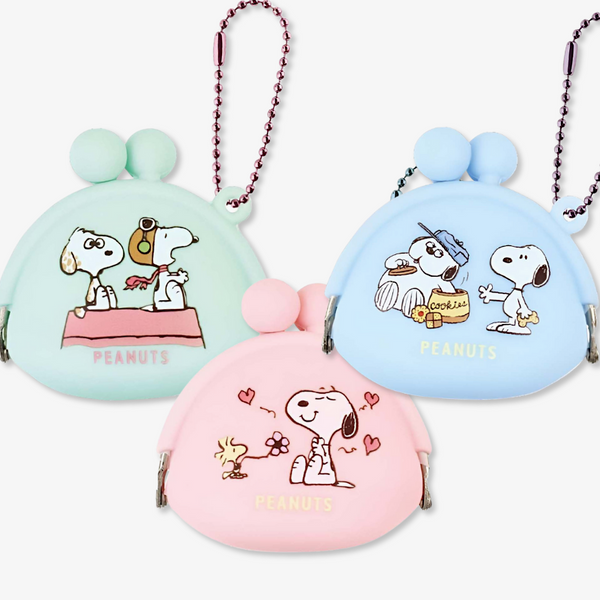 Peanuts Snoopy Mini Kiss-Lock Coin Purse - Surprise Pack