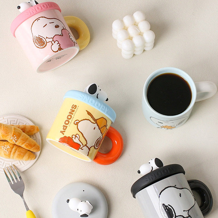 Peanuts Snoopy Morning Hug Mug | Kawaii Pen Shop
