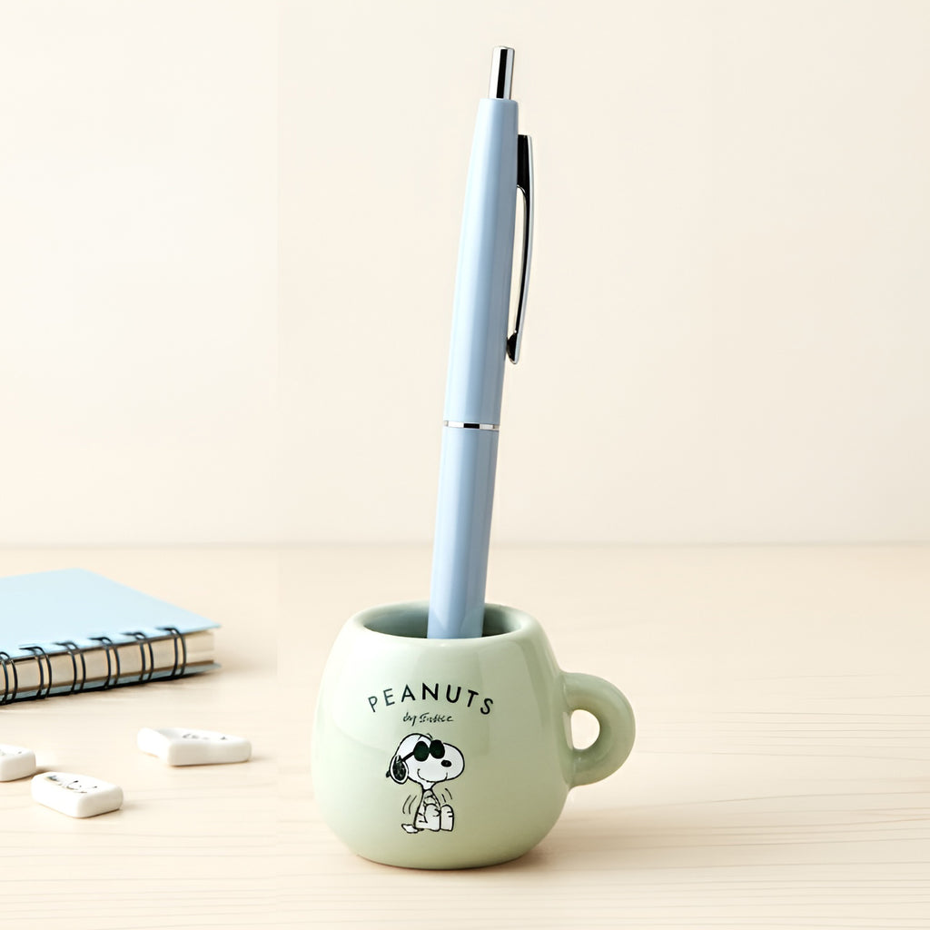 Peanuts Snoopy Mug Type Multipurpose Holder - Green