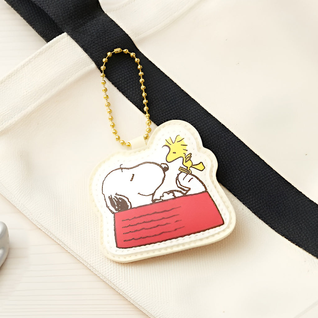 Peanuts Snoopy Travel Luggage Tag - Beige