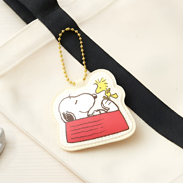 Peanuts Snoopy Travel Luggage Tag - Beige