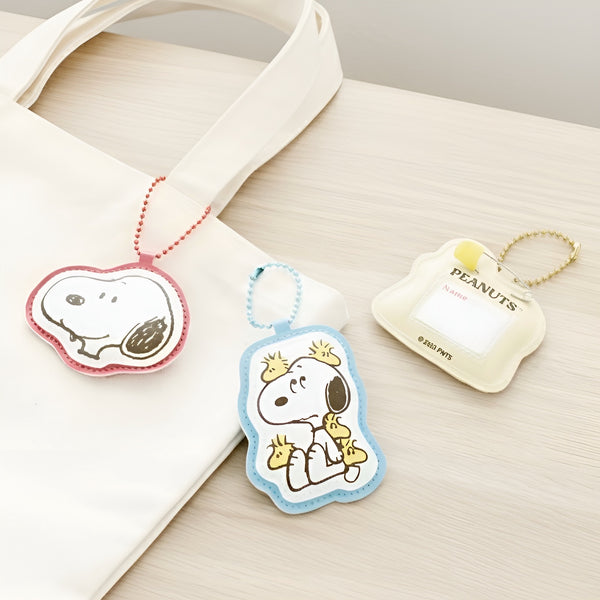 Peanuts Snoopy Travel Luggage Tag - Beige