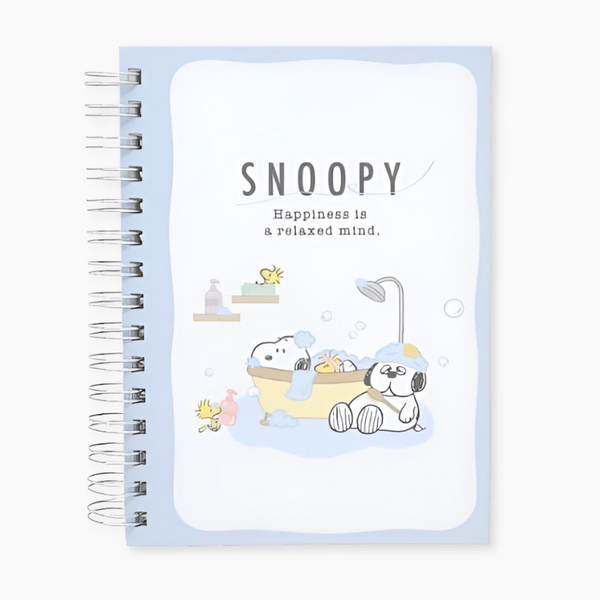 Peanuts Snoopy Notebook - Happiness in a Bubble Bath