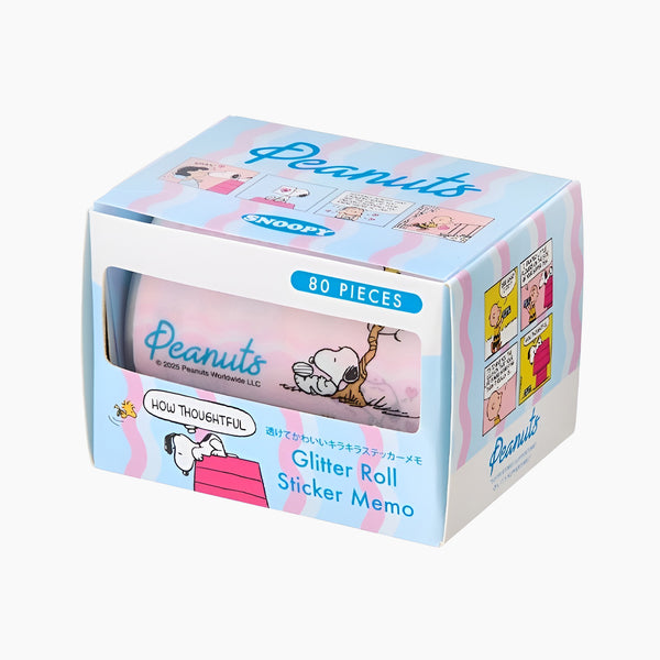 Peanuts Snoopy Petit Collection Masking Sticker Roll - Blue