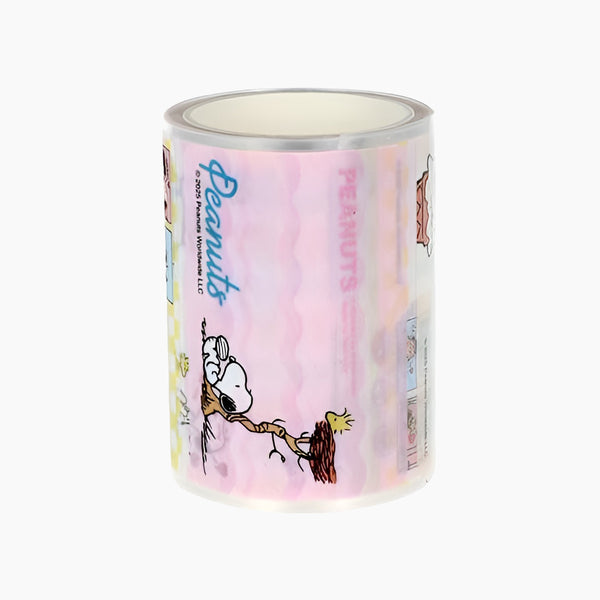 Peanuts Snoopy Petit Collection Masking Sticker Roll - Blue