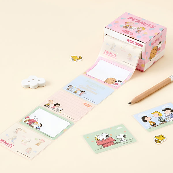 Peanuts Snoopy Petit Collection Masking Sticker Roll - Pink