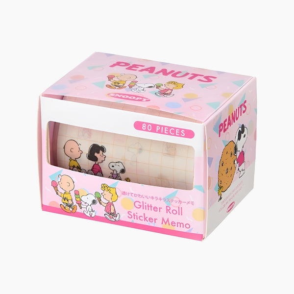 Peanuts Snoopy Petit Collection Masking Sticker Roll - Pink