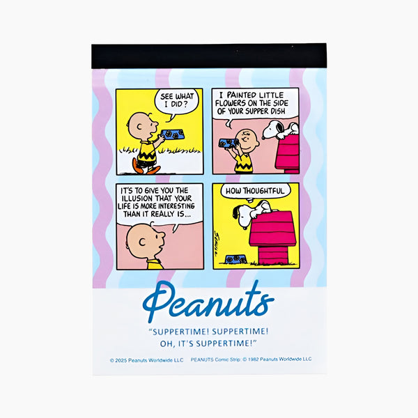 Peanuts Snoopy Petit Collection Memo Pad - Dinner Time
