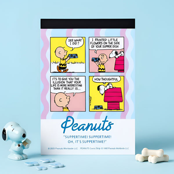 Peanuts Snoopy Petit Collection Memo Pad - Dinner Time