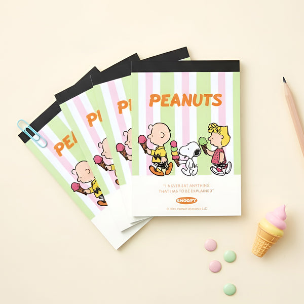 Peanuts Snoopy Petit Collection Memo Pad - Ice Cream