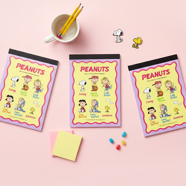 Peanuts Snoopy Petit Collection Memo Pad - Snoopy & Friends