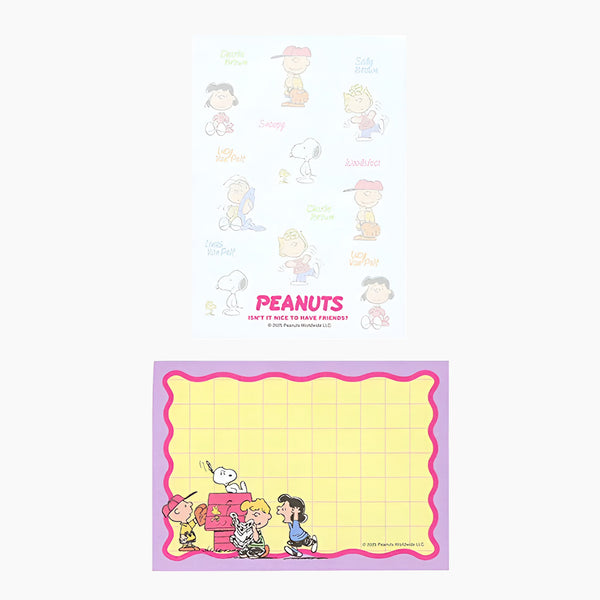 Peanuts Snoopy Petit Collection Memo Pad - Snoopy & Friends