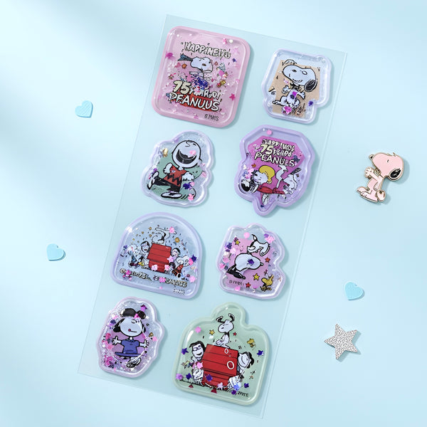 Peanuts Snoopy Petit Collection Stickers - Limited 75th Anniversary Edition