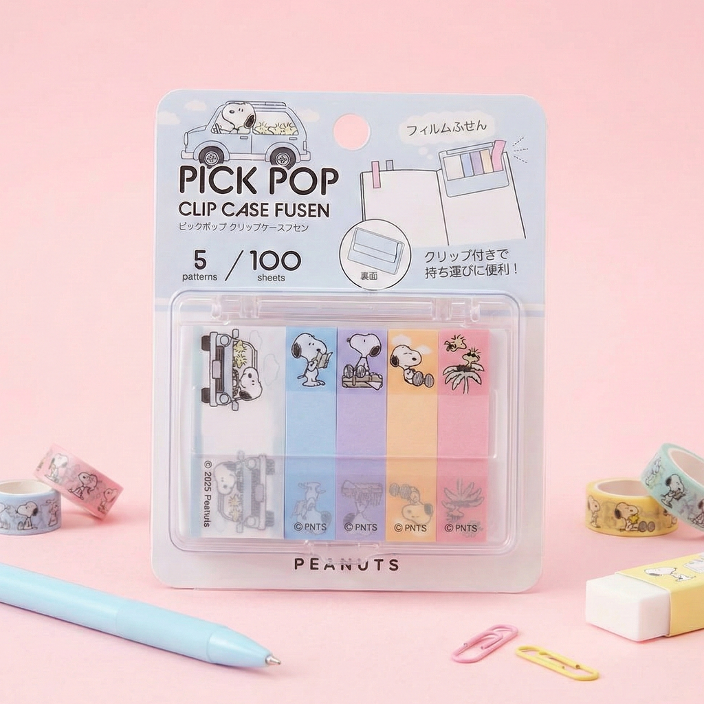 Peanuts Snoopy Pick Pop Sticky Notes - Summer Travels