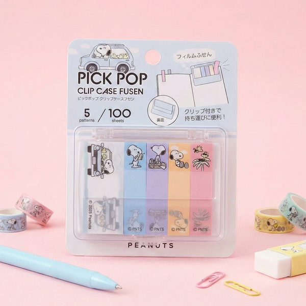 Peanuts Snoopy Pick Pop Sticky Notes - Summer Travels