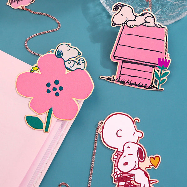 Peanuts Snoopy Rose Gold Bookmark