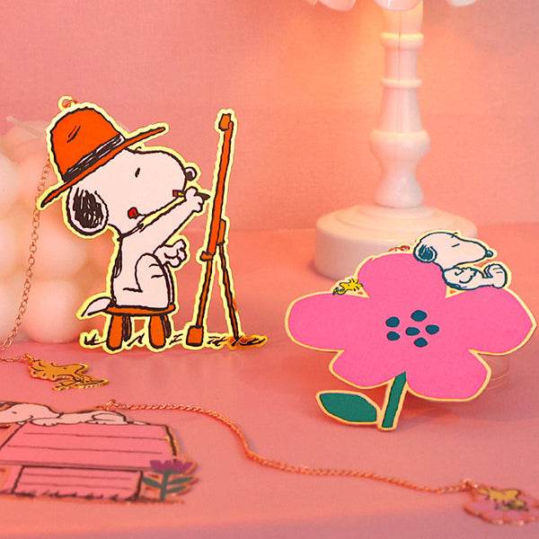 Peanuts Snoopy Rose Gold Bookmark