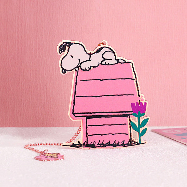 Peanuts Snoopy Rose Gold Bookmark