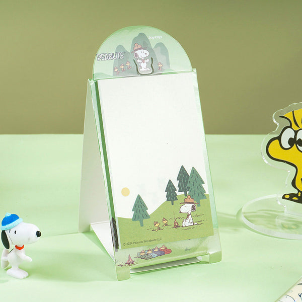 Peanuts Snoopy Stand Sticky Notes - Happy Campers