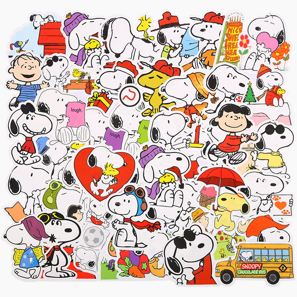 Peanuts Snoopy Stickers - Set of 50