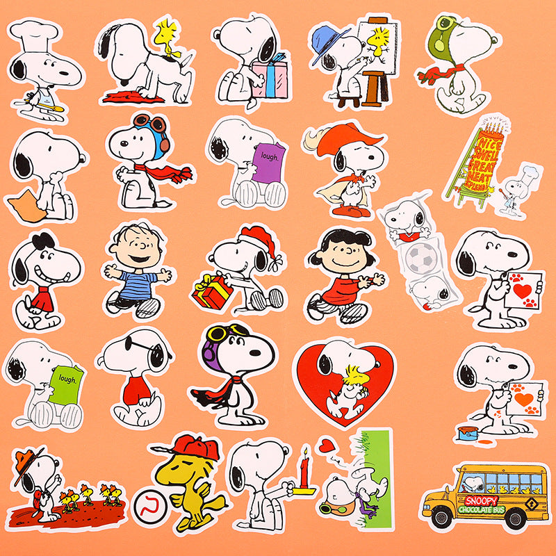Snoopy Brain Sticker Peanuts Snoopy Stickers | Kawaii Pen Shop