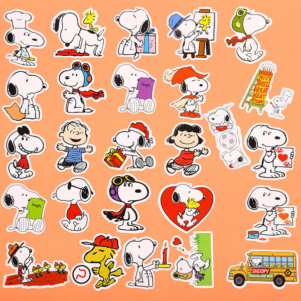 Peanuts Snoopy Stickers - Set of 50