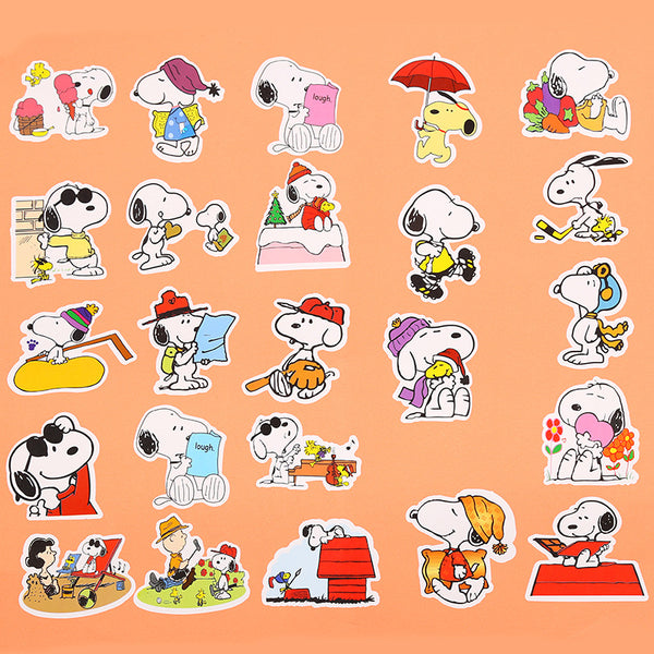 Peanuts Snoopy Stickers - Set of 50