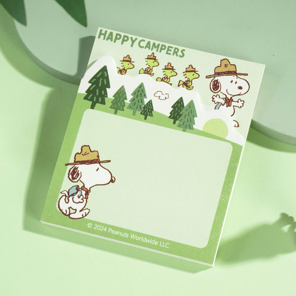 Peanuts Snoopy Sticky Notes - Happy Campers