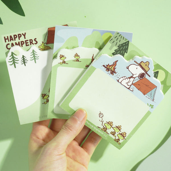 Peanuts Snoopy Sticky Notes - Happy Campers