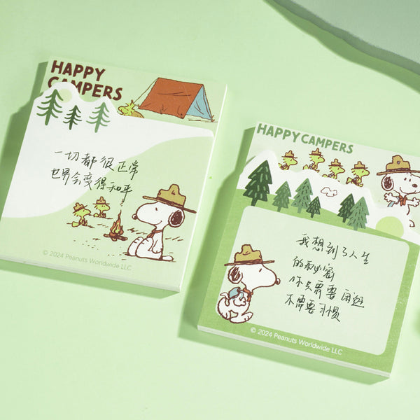 Peanuts Snoopy Sticky Notes - Happy Campers