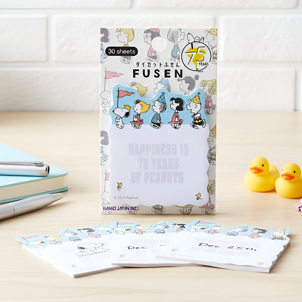Peanuts Snoopy Sticky Notes - 75th Anniversary | Kawaii Pen Shop
