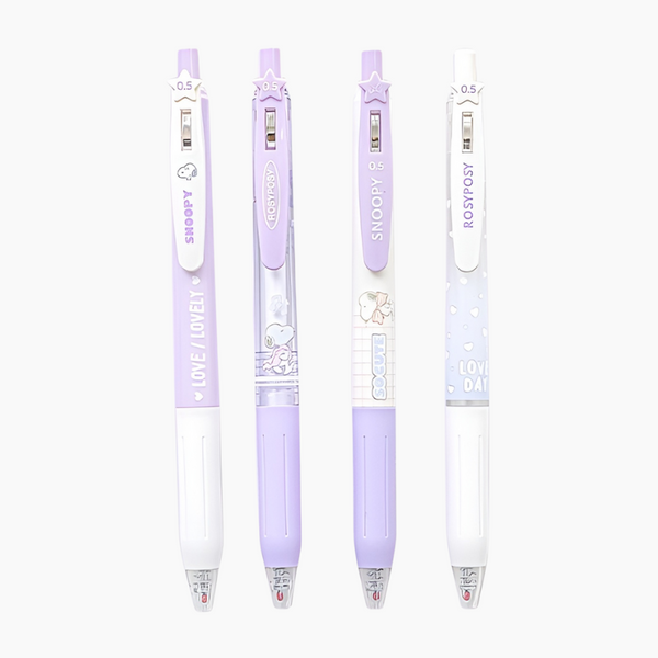 Peanuts Snoopy Sweet Dreams Gel Pen - Set of 4