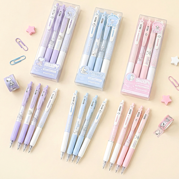 Peanuts Snoopy Sweet Dreams Gel Pen - Set of 4