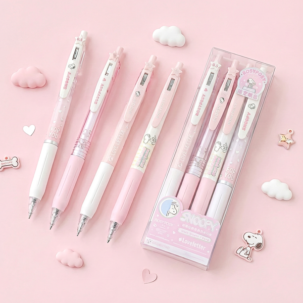 Peanuts Snoopy Sweet Dreams Gel Pen - Set of 4