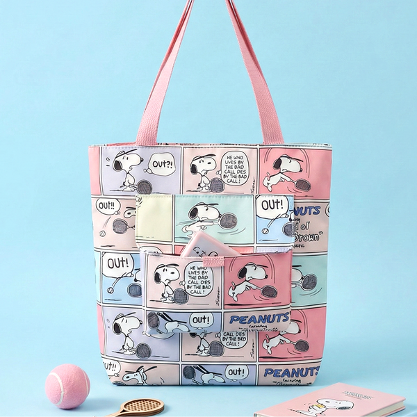 Peanuts Snoopy Tote Bag - Let's Play Together