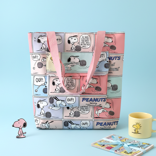 Peanuts Snoopy Tote Bag - Let's Play Together