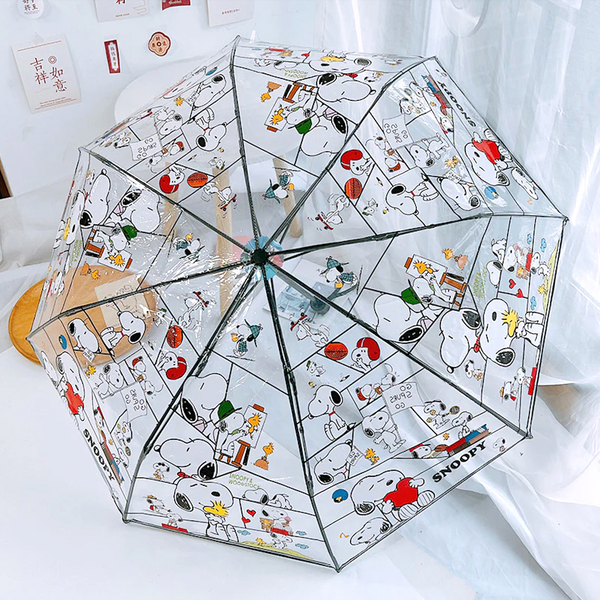 snoopy umbrella stroller Peanuts Snoopy Transparent Umbrella