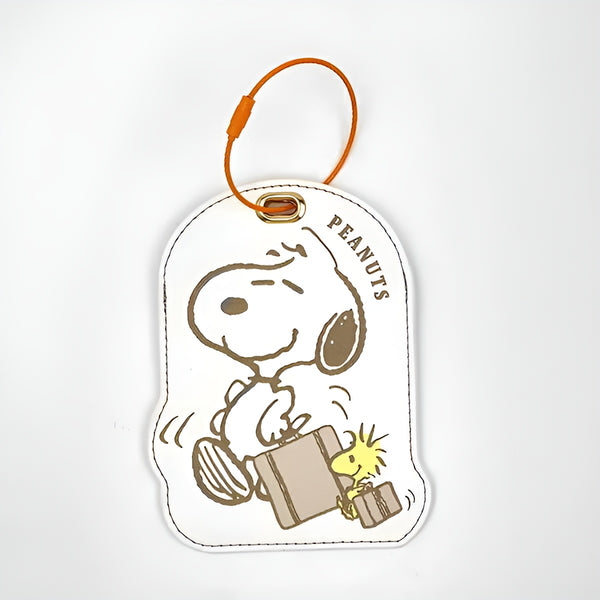 Peanuts Snoopy Travel Luggage Name Tag - Snoopy & Woodstock