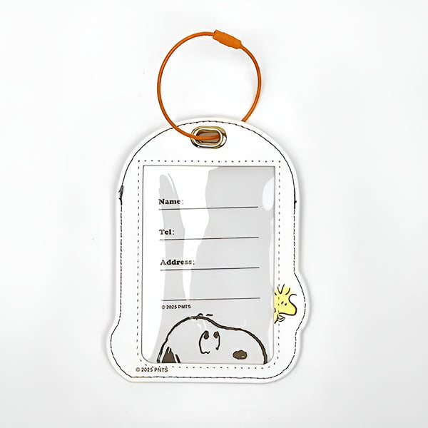 Peanuts Snoopy Travel Luggage Name Tag - Snoopy & Woodstock